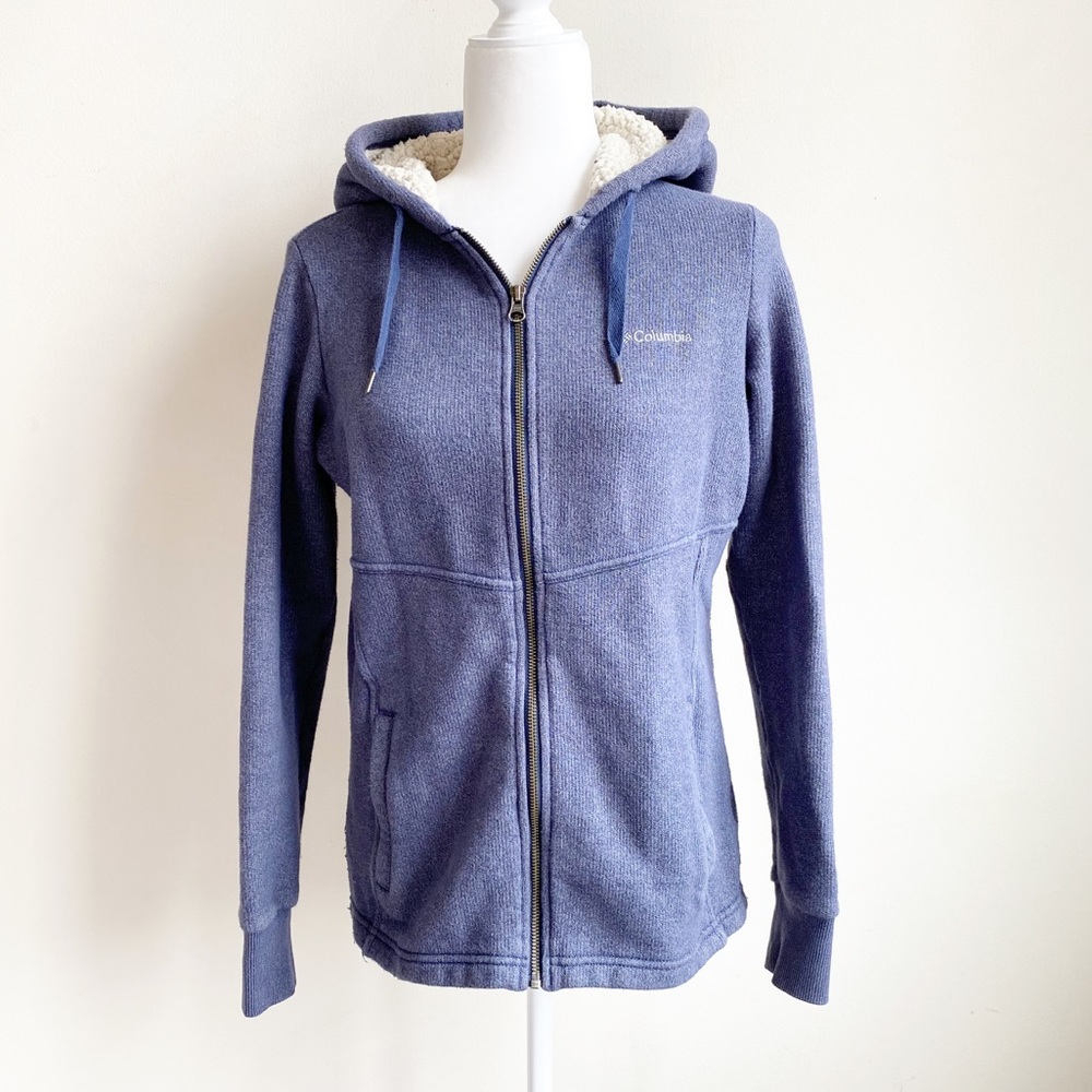 Columbia Women's Cotton Hooded Zip Jacket - Small